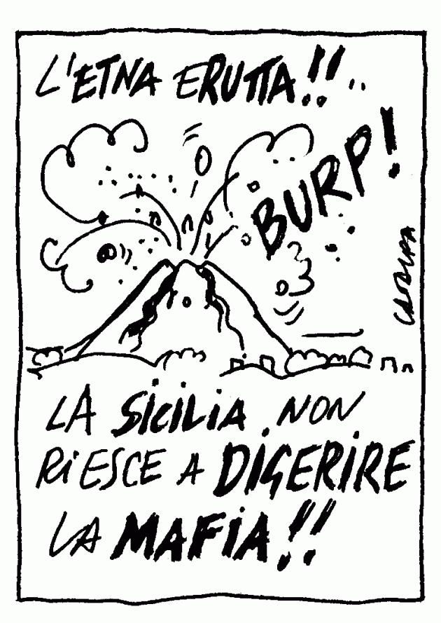 98.07.24 - l'Etna erutta - ripresa l'attività del vulcano con fuoriuscita di magma, cenere e lapilli